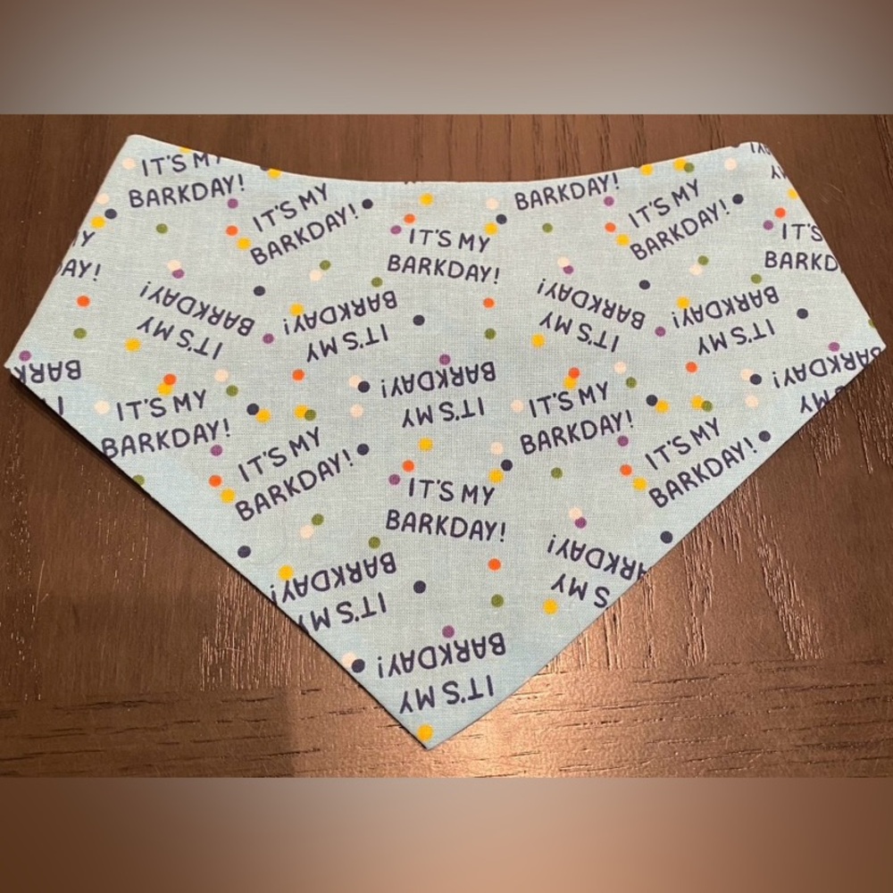 It’s my bark day interchangeable dog bandana